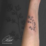 virág tetoválás 2, flower tattoo 2